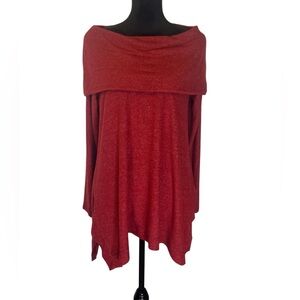 Soft Surroundings Pullover Turtleneck Cowl Neck Tunic Sweater Top